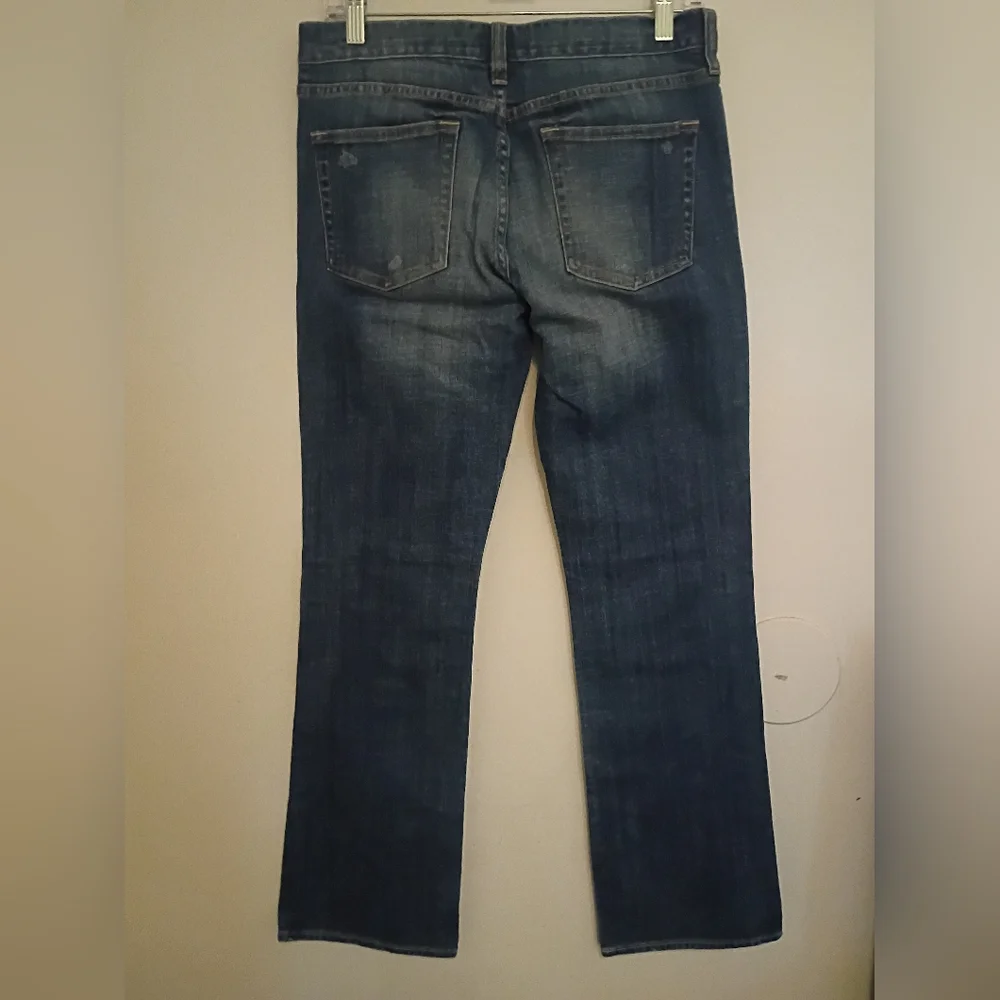 J.‎ Crew Hipslung Women's Denim Jeans Distressed Sz 29R 301/2 L